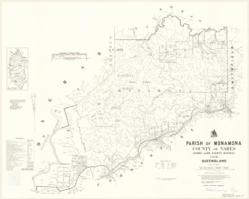 Parish of Monamona, County of Nares [cartographic material] / drawn and published by the Department of Mapping and Surveying