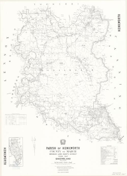 Parish of Kenilworth, County of March [cartographic material] / drawn and published at the Survey Office, Department of Lands