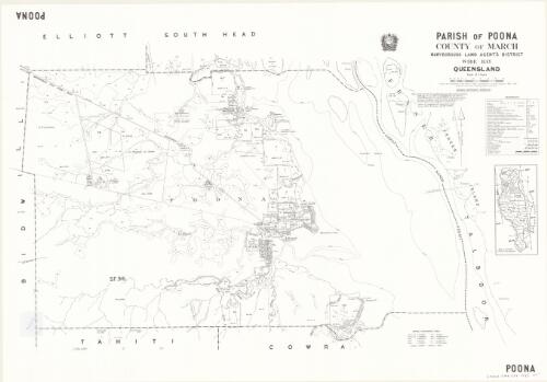 Parish of Poona, County of March [cartographic material] / drawn and published at the Survey Office, Department of Lands