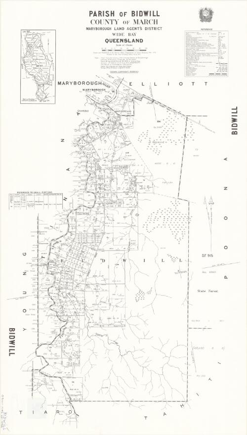 Parish of Bidwill, County of March [cartographic material] / drawn and published at the Survey Office, Department of Lands