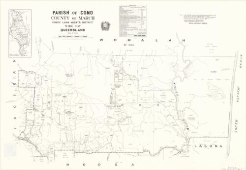 Parish of Como, County of March [cartographic material] / drawn and published at the Survey Office, Department of Lands