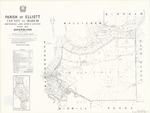 Parish of Elliott, County of March [cartographic material] / drawn and published at the Survey Office, Department of Lands