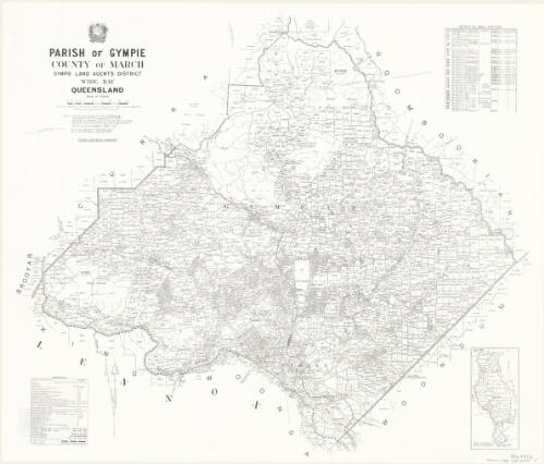 Parish of Gympie, County of March [cartographic material] / drawn and published at the Survey Office, Department of Lands