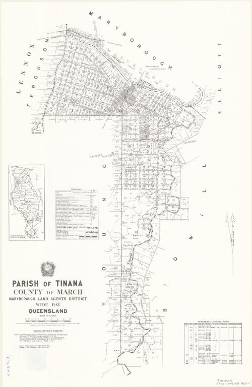 Parish of Tinana, County of March [cartographic material] / drawn and published at the Survey Office, Department of Lands