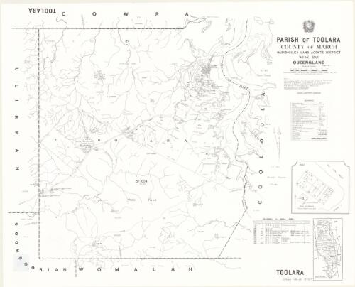 Parish of Toolara, County of March [cartographic material] / drawn and published at the Survey Office, Department of Lands