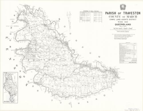 Parish of Traveston, County of March [cartographic material] / drawn and published at the Survey Office, Department of Lands