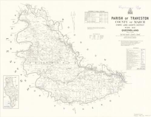 Parish of Traveston, County of March [cartographic material] / Drawn and published by the Department of Mapping and Surveying