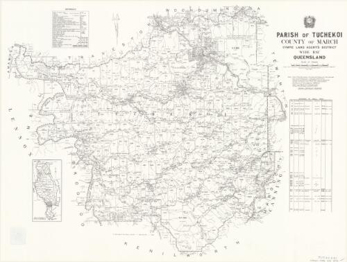 Parish of Tuchekoi, County of March [cartographic material] / drawn and published at the Survey Office, Department of Lands