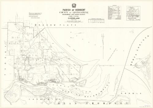 Parish of Herbert, County of Livingstone [cartographic material] / drawn and published at the Survey Office, Department of Lands