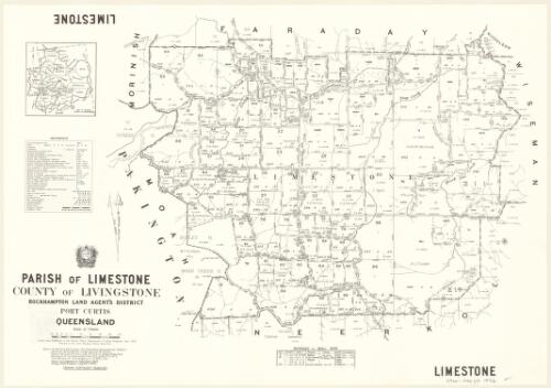 Parish of Limestone, County of Livingstone [cartographic material] / drawn and published at the Survey Office, Department of Lands