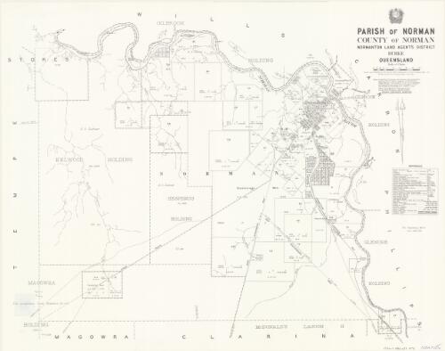 Parish of Norman, County of Norman [cartographic material] / drawn and published at the Survey Office, Department of Lands