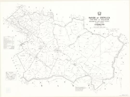 Parish of Grevillea, County of Pelham [cartographic material] / drawn and published at the Survey Office, Department of Lands