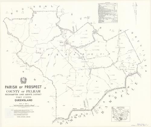 Parish of Prospect, County of Pelham [cartographic material] / drawn and published at the Survey Office, Department of Lands