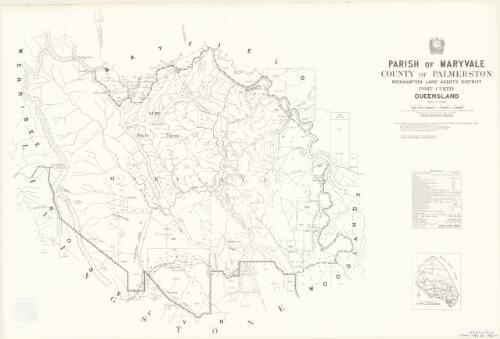Parish of Maryvale, County of Palmerston [cartographic material] / drawn and published at the Survey Office, Department of Lands