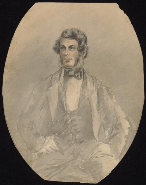 Self portrait of Thomas Balcombe, 1855 / Thomas Balcombe