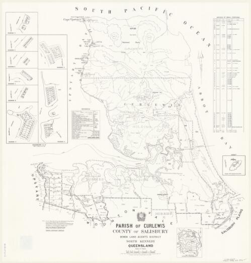 Parish of Curlewis, County of Salisbury [cartographic material] / drawn and published at the Survey Office, Department of Lands