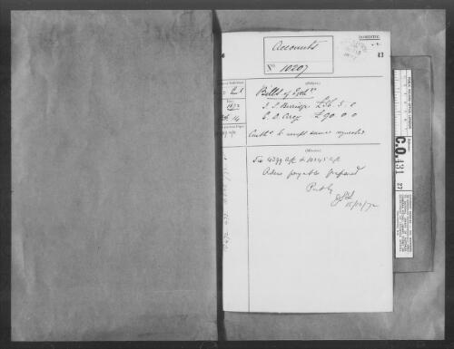 Accounts Branch : Original correspondence, 1868-1902 [microform]/ as filmed by the AJCP