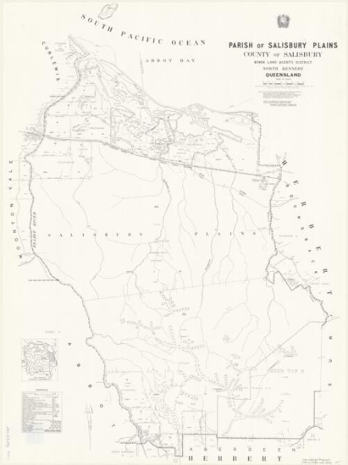 Parish of Salisbury Plains, County of Salisbury [cartographic material] / drawn and published at the Survey Office, Department of Lands