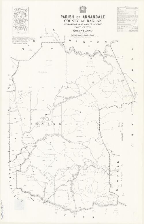 Parish of Annandale, County of Raglan [cartographic material] / drawn and published at the Survey Office, Department of Lands