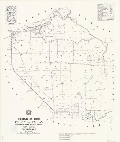 Parish of Don, County of Raglan [cartographic material] / drawn and published at the Survey Office, Department of Lands