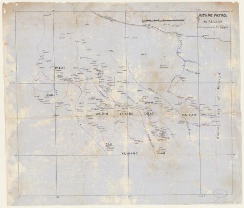 Aitape patrol no 2/28/29 [cartographic material] / conducted by J.R. Rigby P.O
