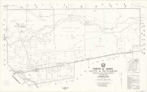 Parish of Anakie, County of Plantagenet [cartographic material] / drawn and published at the Survey Office, Department of Lands