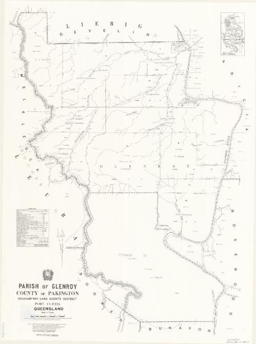 Parish of Glenroy, County of Pakington [cartographic material] / drawn and published at the Survey Office, Department of Lands