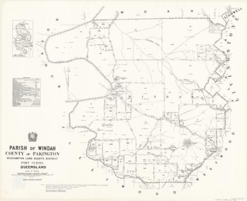 Parish of Windah, County of Pakington [cartographic material] / drawn and published at the Survey Office, Department of Lands