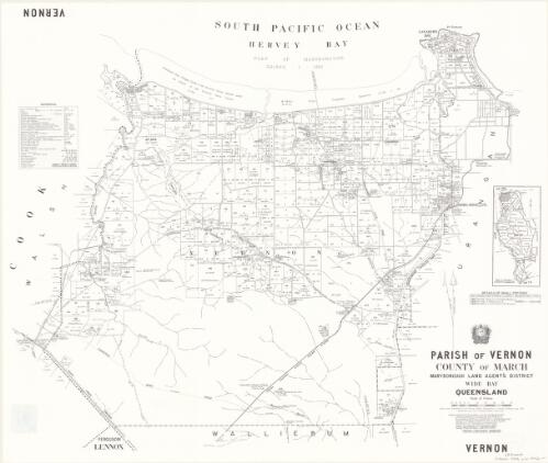 Parish of Vernon, County of March [cartographic material] / drawn and published at the Survey Office, Department of Lands