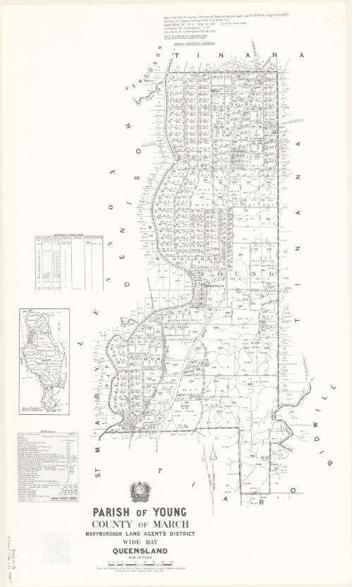 Parish of Young, County of March [cartographic material] / drawn and published at the Survey Office, Department of Lands