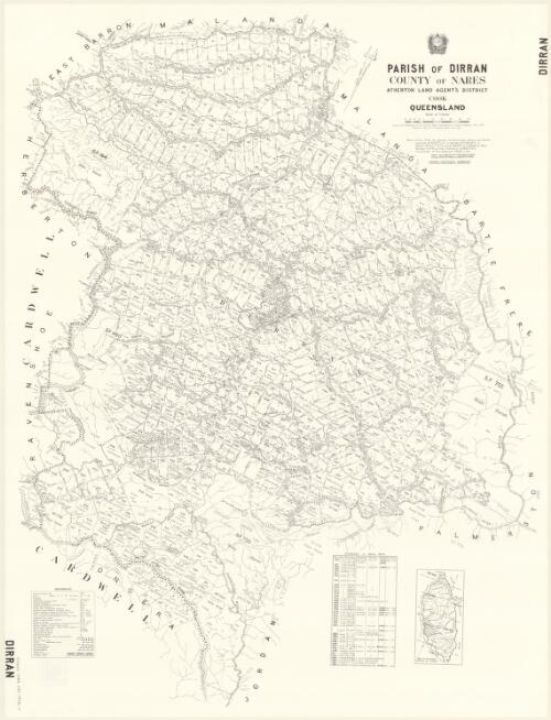 Parish of Dirran, County of Nares [cartographic material] / drawn and published at the Survey Office, Department of Lands