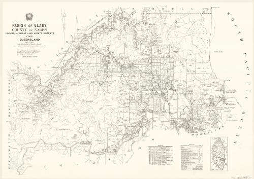 Parish of Glady, County of Nares [cartographic material] / drawn and published at the Survey Office, Department of Lands