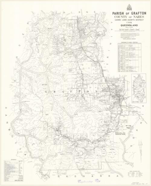 Parish of Grafton, county of Nares [cartographic material] / drawn and published by the Department of Mapping and Surveying, Brisbane