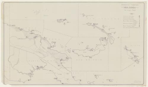 The Mandated Territory of New Guinea [cartographic material] / prepared by Research Section "A" Branch, L.H.Q. ; drawn by Lieut. E. Ford, 15 Nov 42