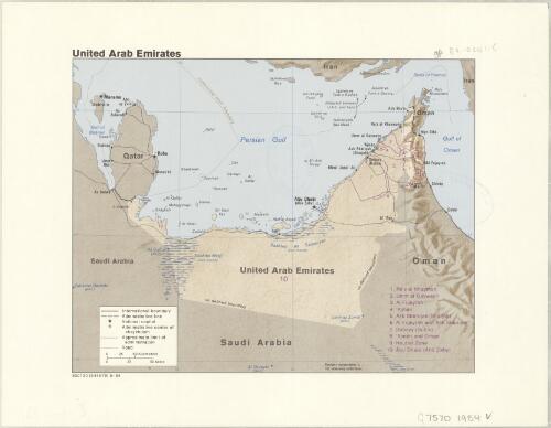 United Arab Emirates [cartographic material]