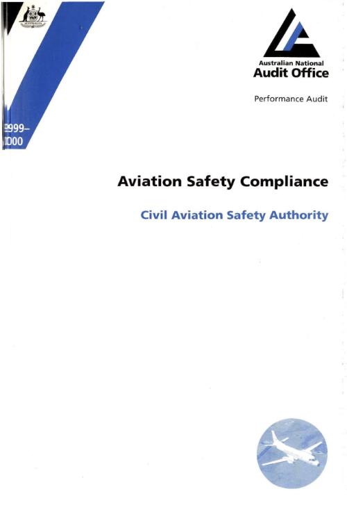 Aviation safety compliance : Civil Aviation Safety Authority