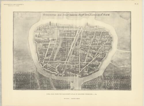 Judia, Siam. From the manuscript-atlas of Johannes Vingboons, c. 1665 [cartographic material]