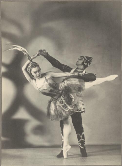 Irina Baronova and Anton Dolin in The firebird, Ballets Russes, ca. 1930s, 1 [picture]