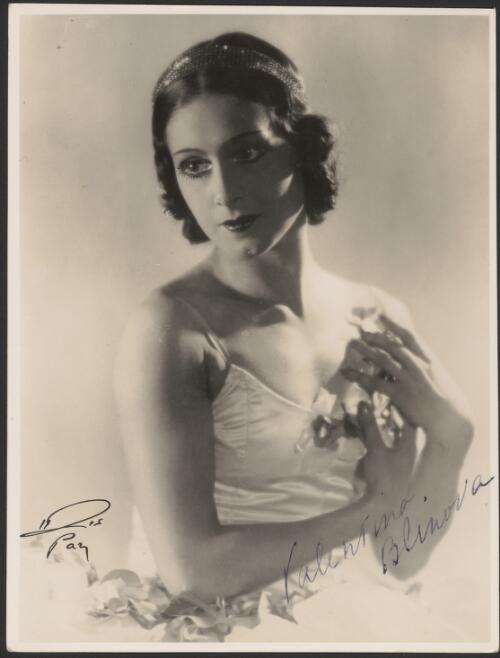 Portrait of Valentina Blinova, Ballets Russes,  ca. 1930s [picture]