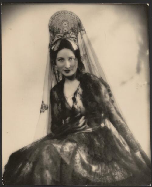 Portrait of La Meri in costume for Goyesca dance, ca. 1940 [picture]
