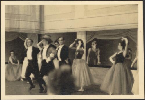 Dancers of the Monte Carlo Russian Ballet in Cotillon, 1936 or 1937, [2] [picture]