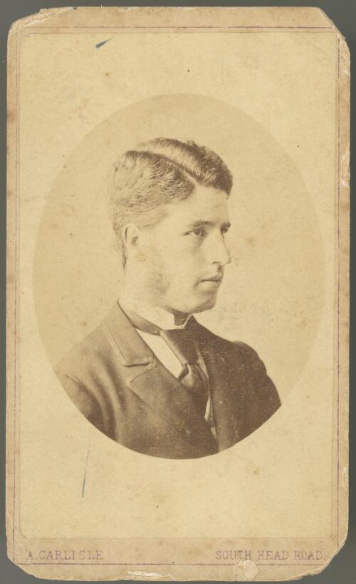 [Portrait of Edmund Barton], 1872 [picture] / A. Carlisle