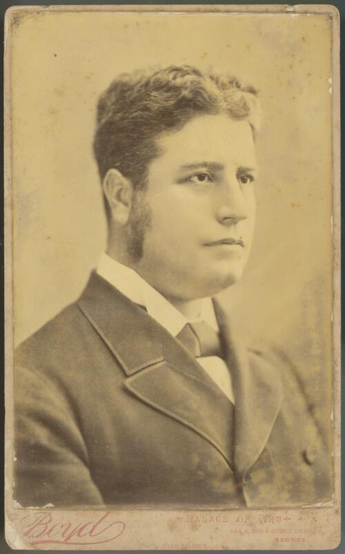 [Portrait of Edmund Barton] November 1883 [picture] / T. H. Boyd
