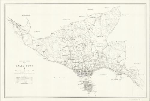 Map of Galle Town [cartographic material]