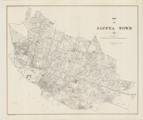 Map of Jaffna Town [cartographic material]