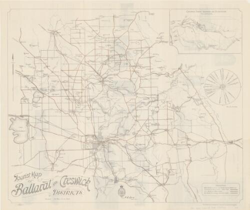 Tourist map of Ballarat and Creswick districts [cartographic material]