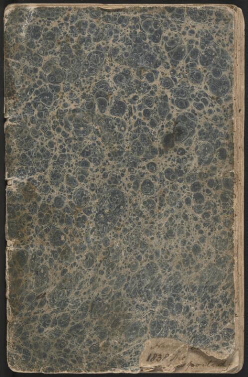 Diary of John Robinson, 1837-1838 [manuscript]