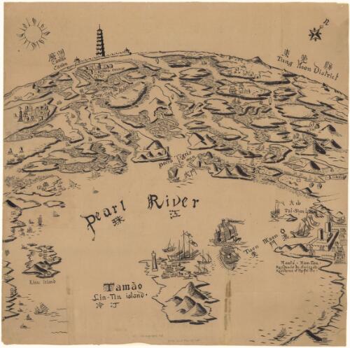[Entrance to the Pearl River, on the way to Canton] [cartographic material]