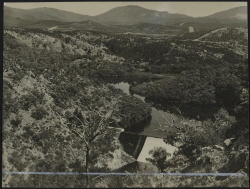 The Cotter Dam, Canberra, approximately 1950