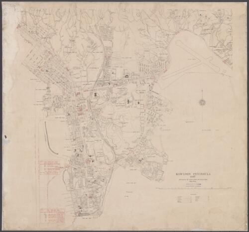 Kowloon Peninsula : 1947 / surveyed by the Crown Lands and Survey Office, Hong Kong